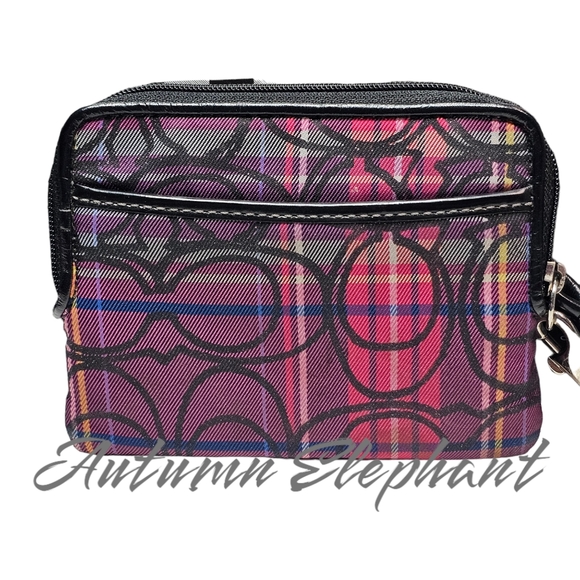 EUC Coach Tartan Large Wallet Purse - Picture 14 of 16